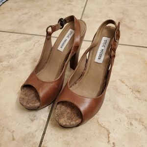 Brown Steve Madden Heel Sandal